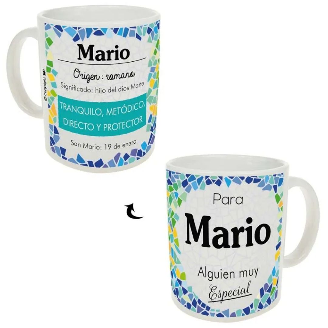 Taza trencadis personalizada