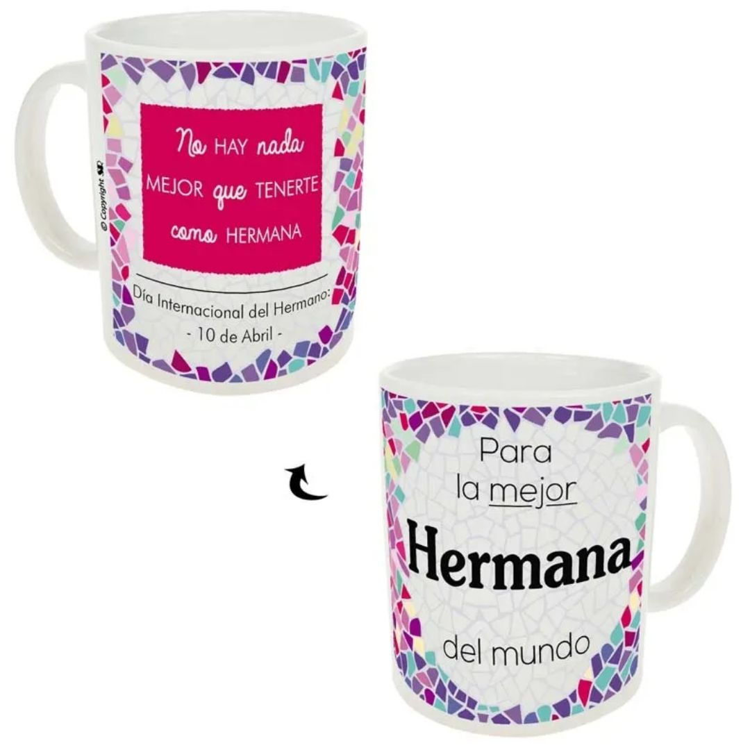 Taza trencadis personalizada