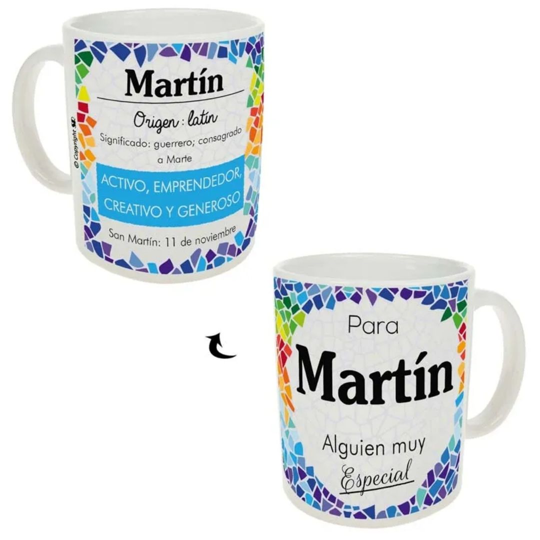 Taza trencadis personalizada