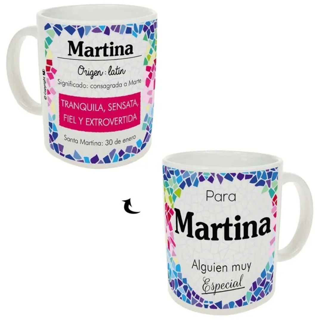 Taza trencadis personalizada
