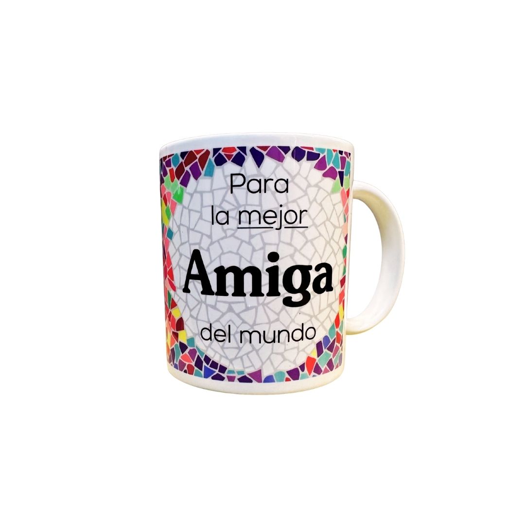 Taza trencadis personalizada