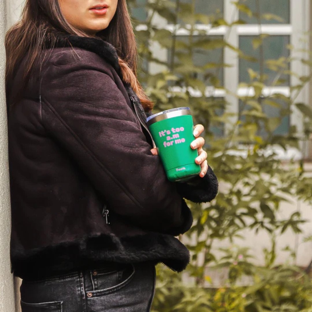 Vaso termo “It’s too A.M. for me”