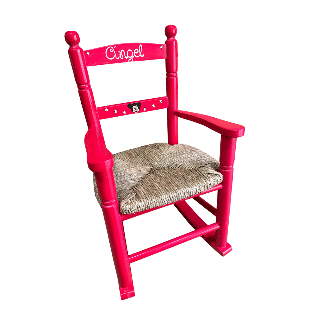 Mecedora Infantil de Madera Personalizada