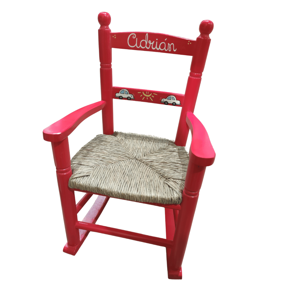 Mecedora Infantil de Madera Personalizada