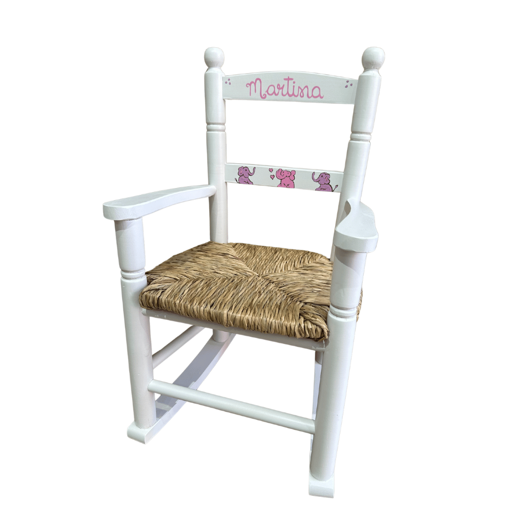Mecedora Infantil de Madera Personalizada