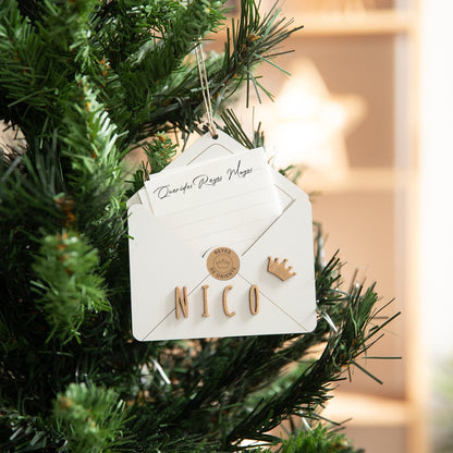 Adorno sobre de madera personalizable