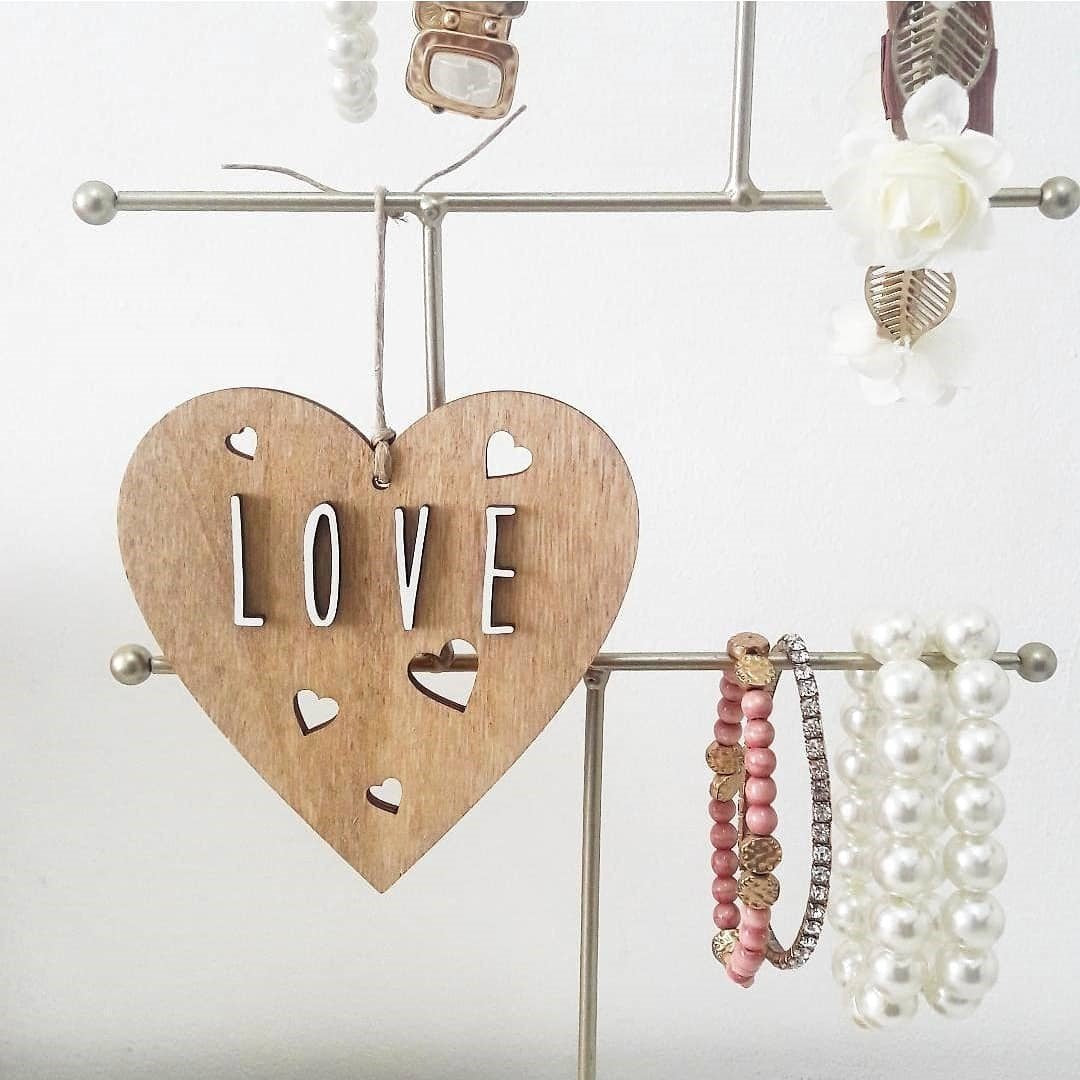 Corazón personalizado de madera