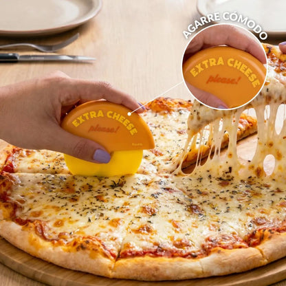 Corta pizza original Fisura para amantes del queso