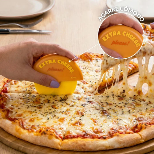 Corta pizza original Fisura para amantes del queso