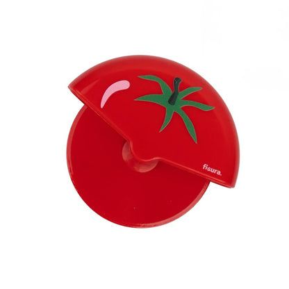 Corta pizza tomate Fisura con cuchilla extraíble y diseño original