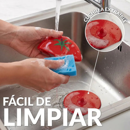 Accesorio de cocina para cortar pizza con forma redonda