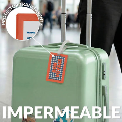 Accesorio de viaje Bon Voyage para reconocer la maleta fácilmente