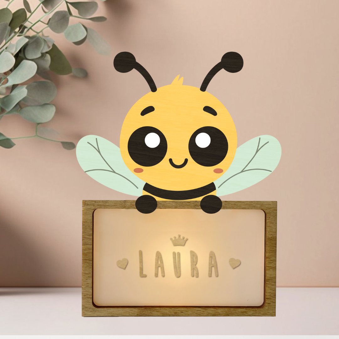 Lampe de table à caractère personnalisable