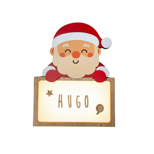 Lámpara de sobremesa Navidad | Papá Noel, Reno y Elfo