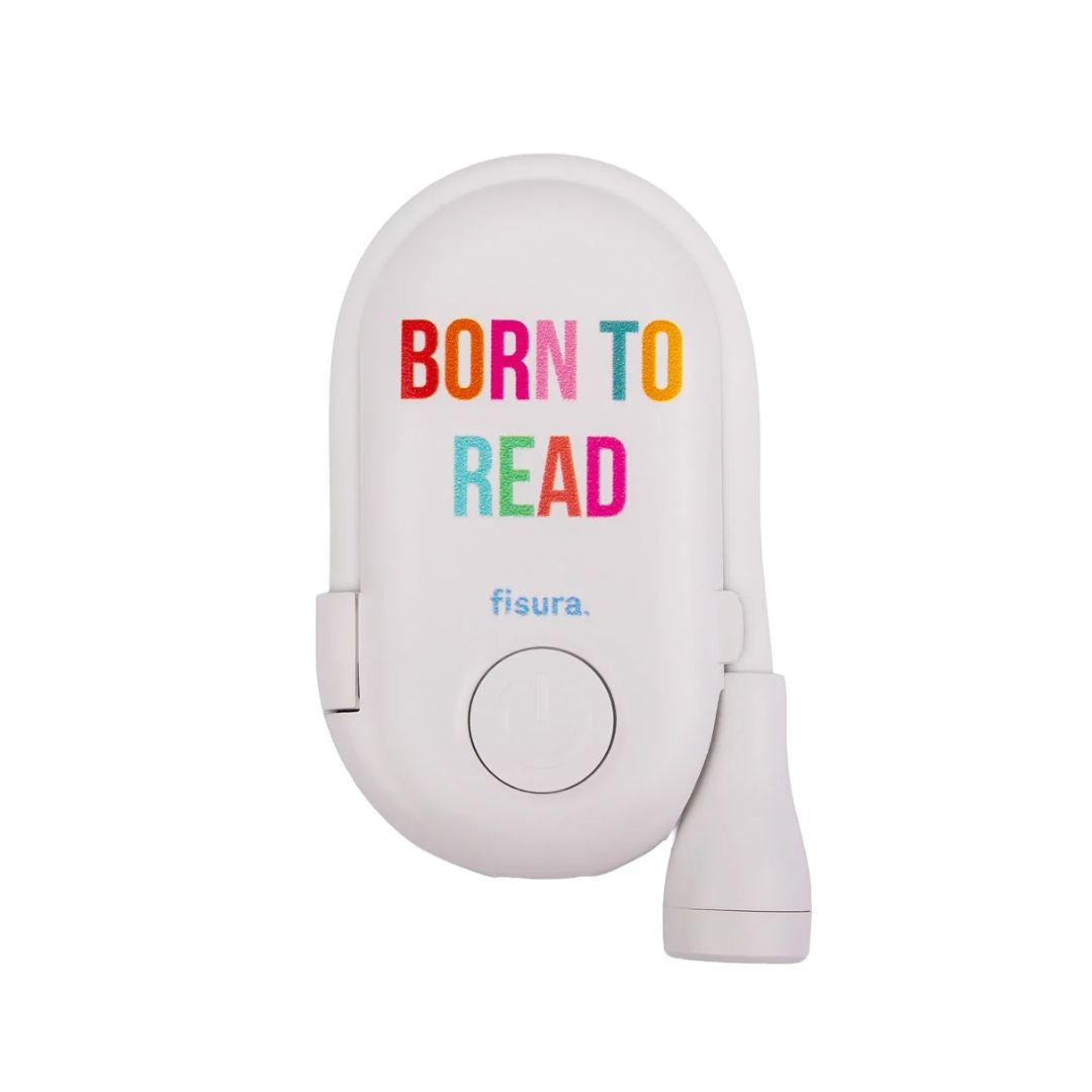 Luz de lectura orientable Born to Read recargable Fisura