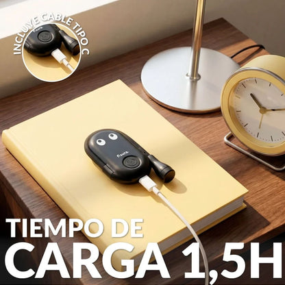 Luz de lectura recargable USB-C con cuello orientable 360 grados
