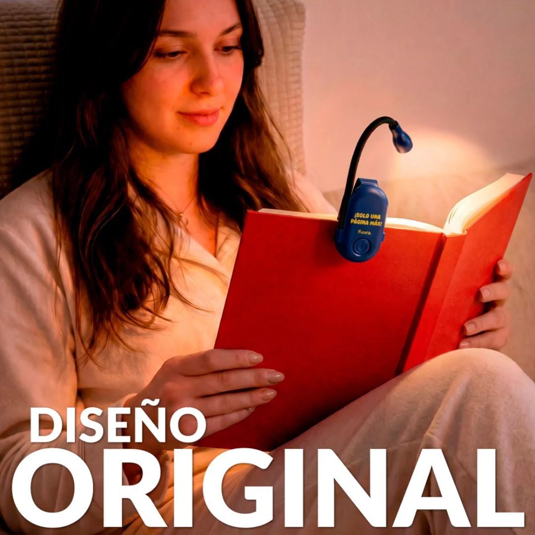 Lámpara flexible para leer libros en la cama
