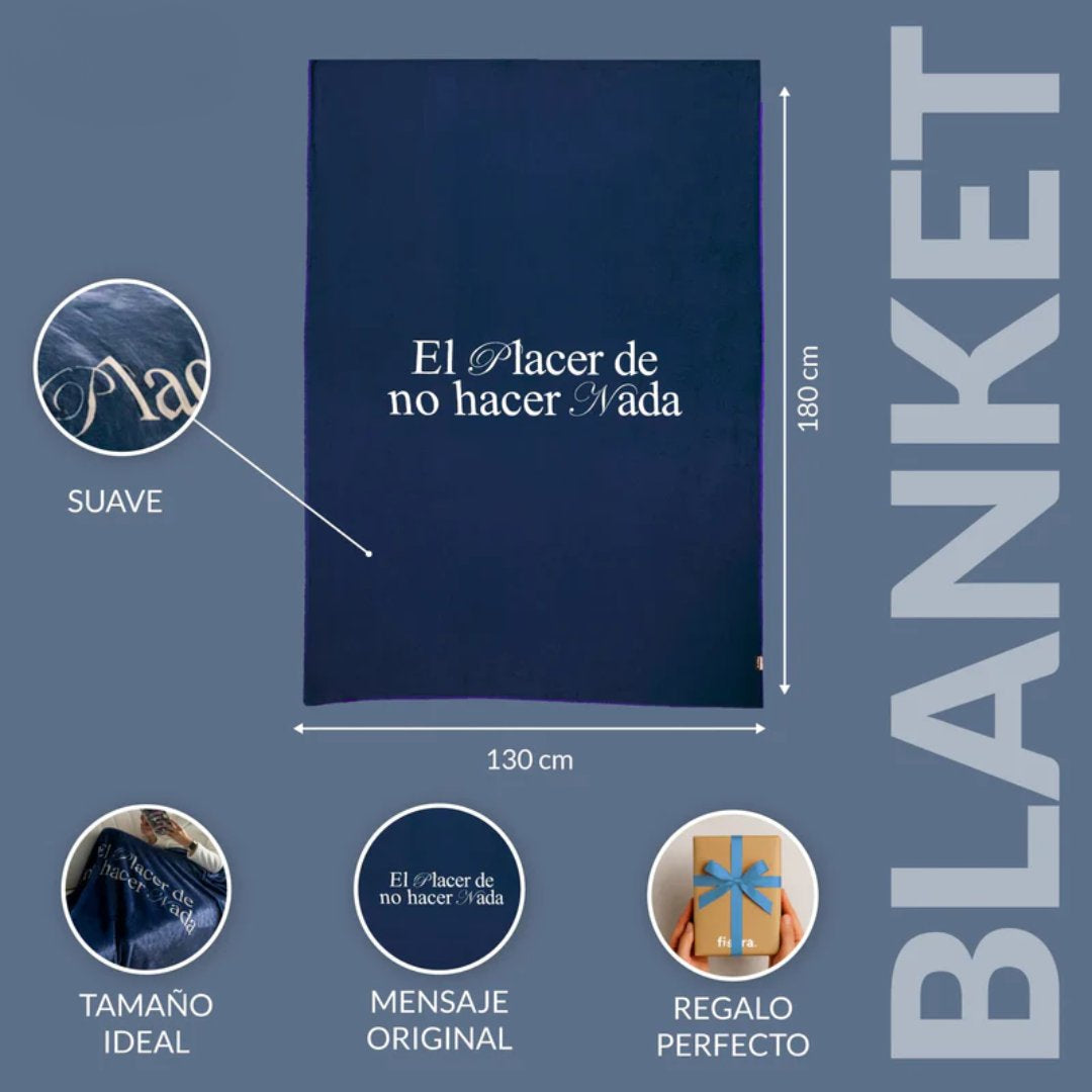 Manta “El placer de no hacer nada”