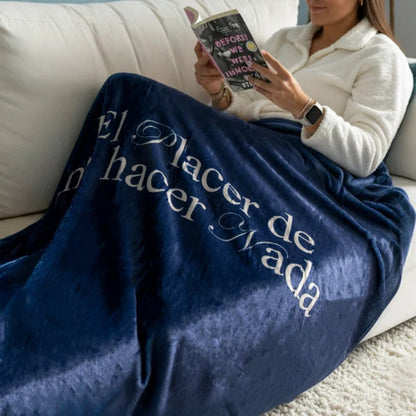 Manta “El placer de no hacer nada”