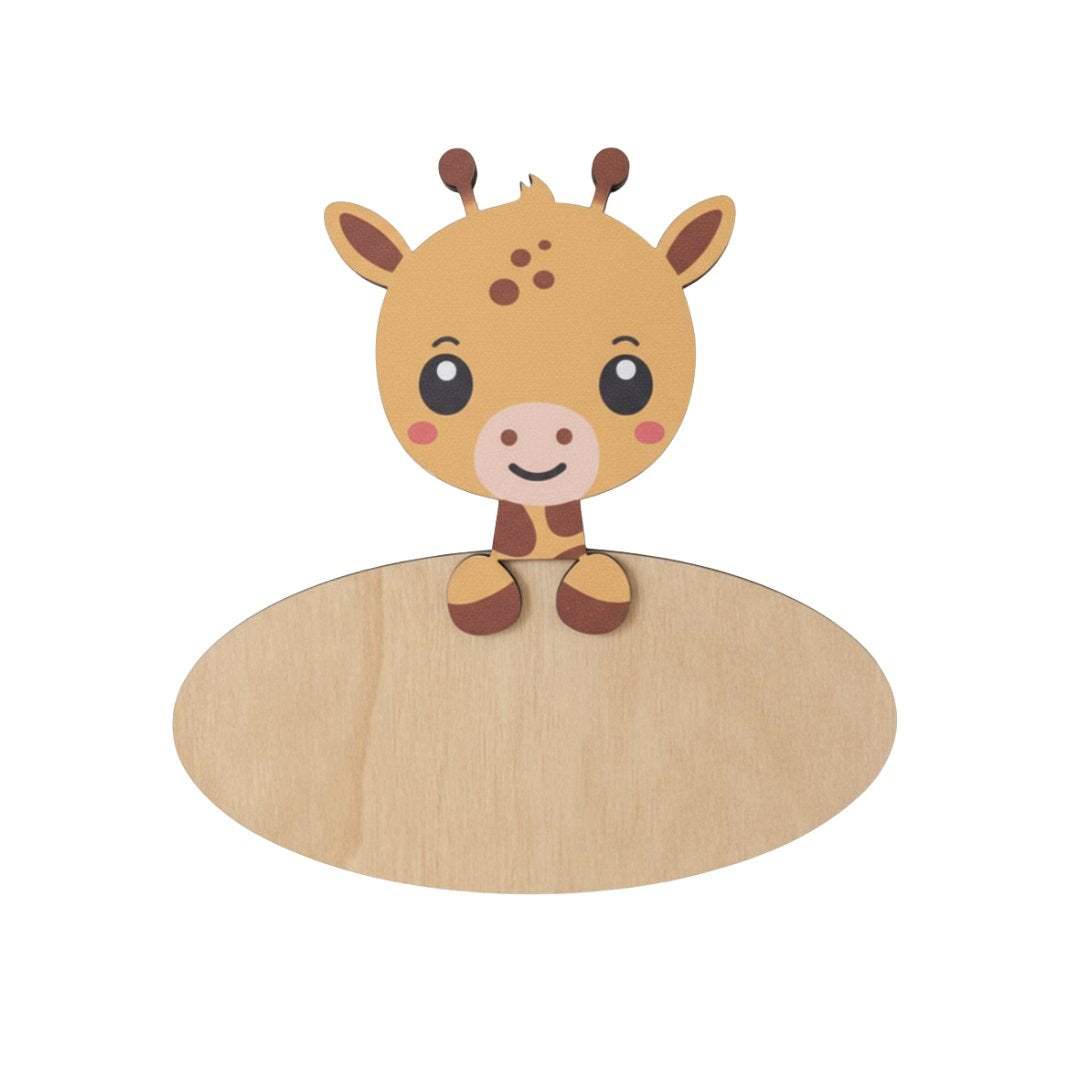 Placa de madera personalizable