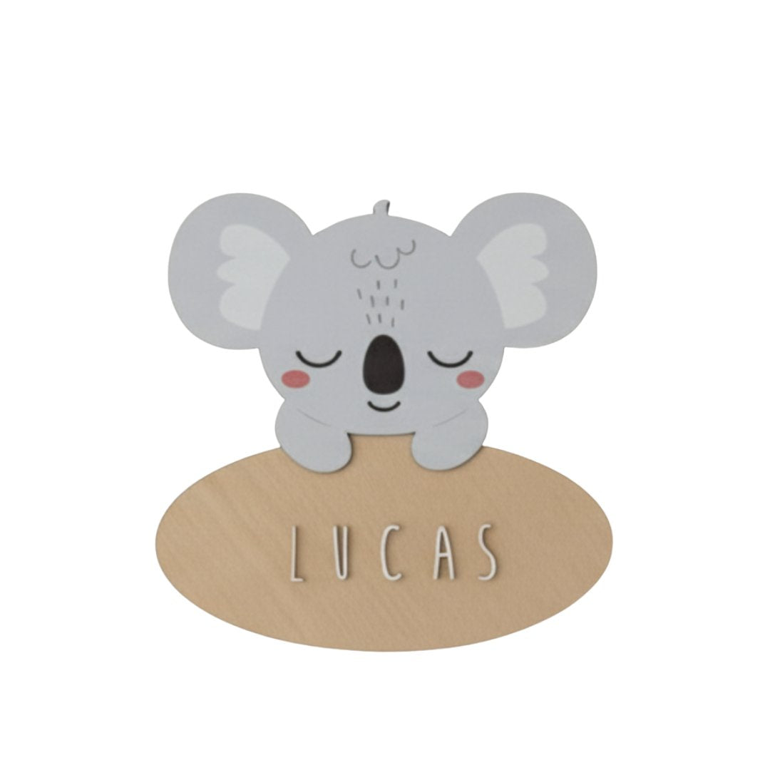 Placa de madera personalizable