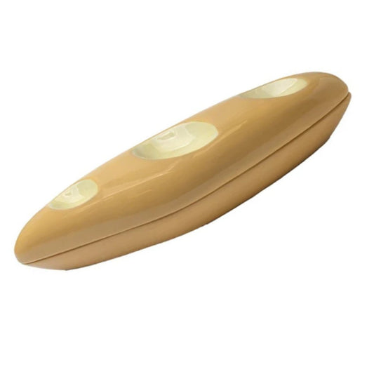 Plato con forma de barra de pan de la marca Fisura