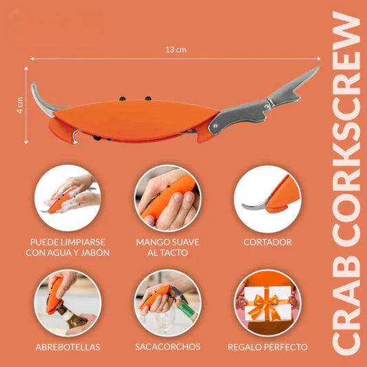 Sacacorchos “Cangrejo”