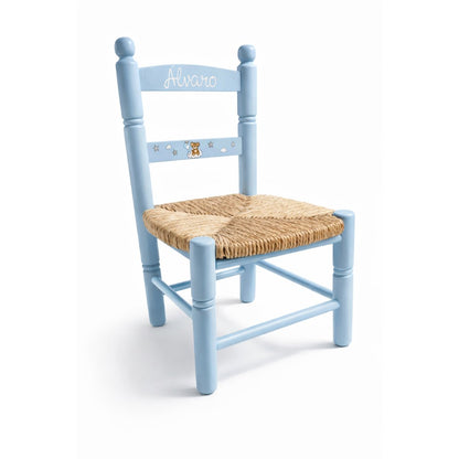 Silla de madera infantil personalizada