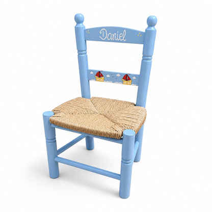Silla de madera infantil personalizada