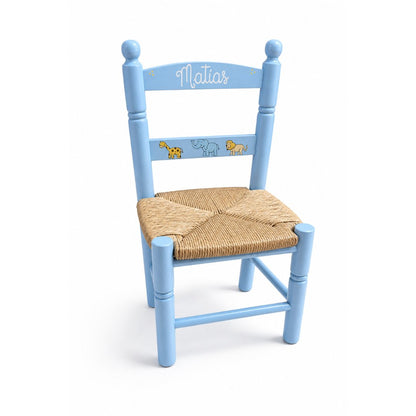 Silla de madera infantil personalizada