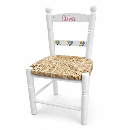 Silla de madera infantil personalizada