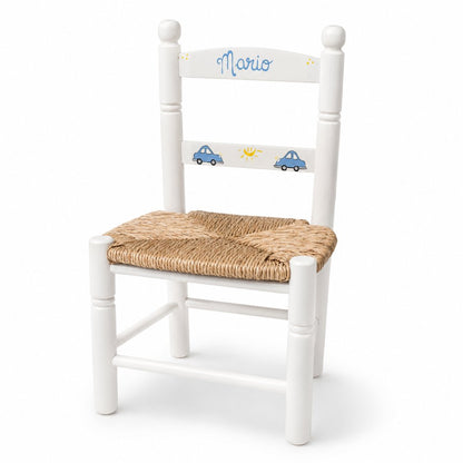 Silla de madera infantil personalizada
