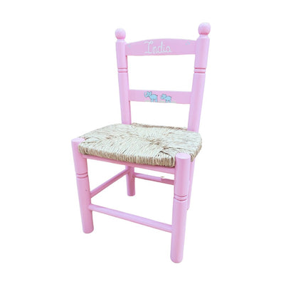 Silla de madera infantil personalizada