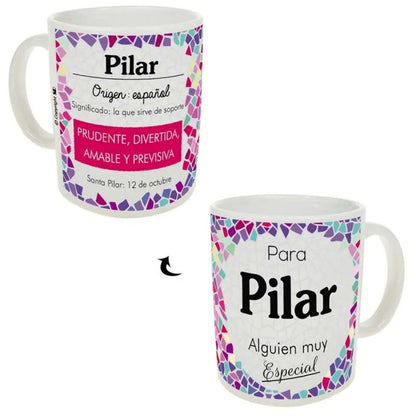 Taza trencadis personalizada