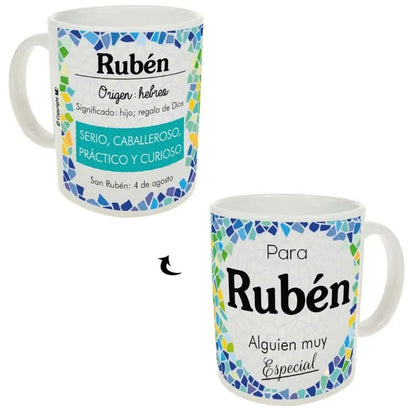 Taza trencadis personalizada