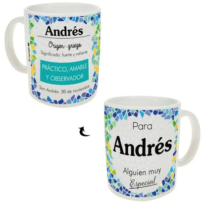 Taza trencadis personalizada