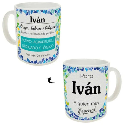 Taza trencadis personalizada