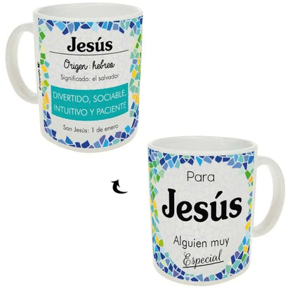 Taza trencadis personalizada