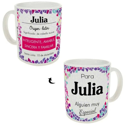 Taza trencadis personalizada