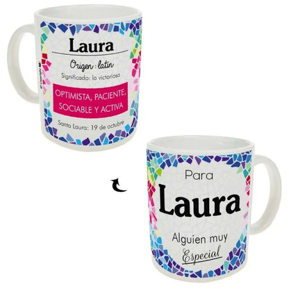 Taza trencadis personalizada