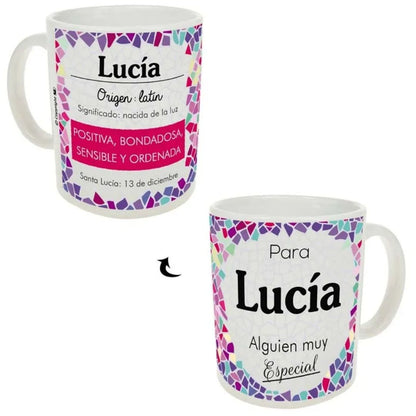 Taza trencadis personalizada