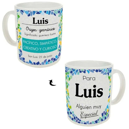 Taza trencadis personalizada