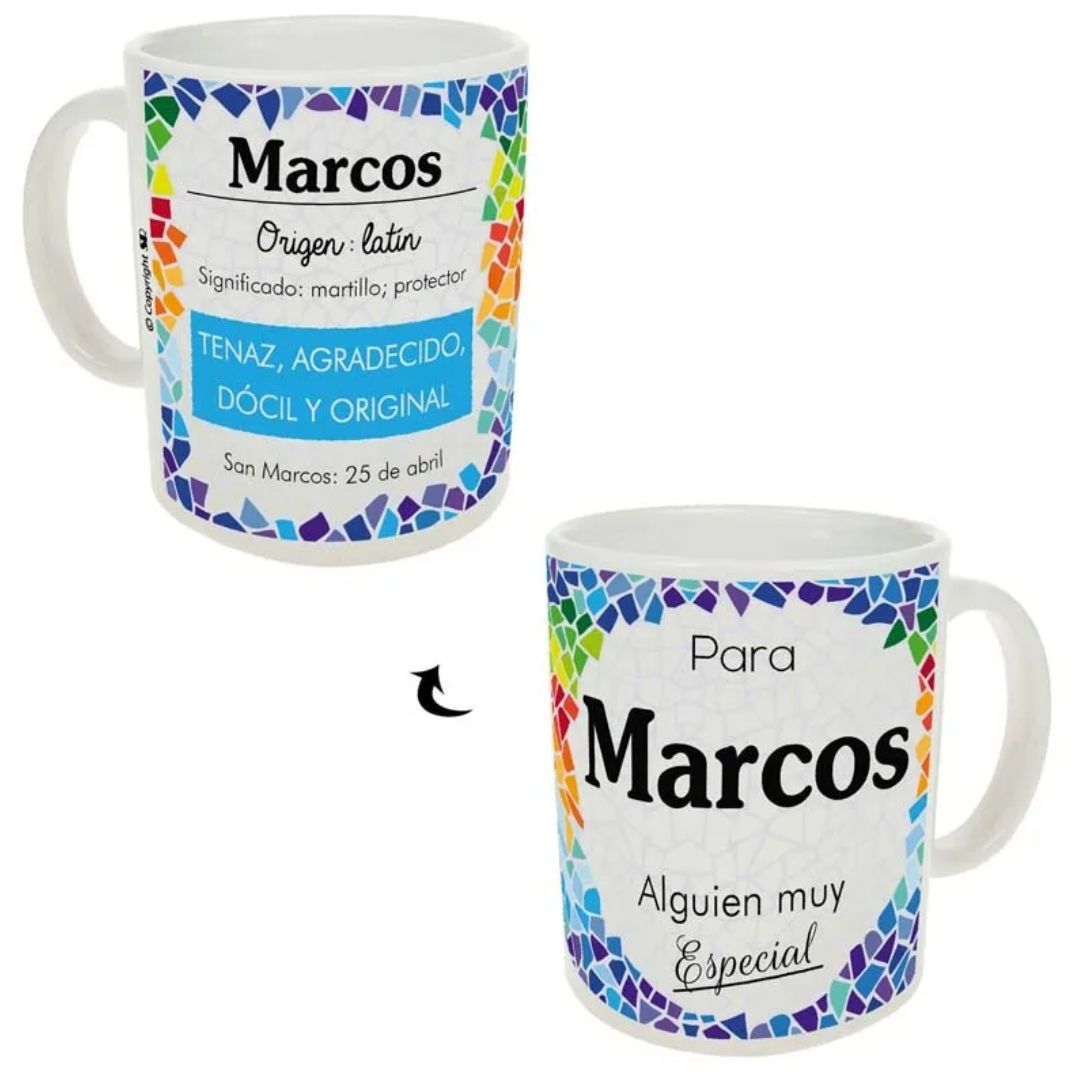 Taza trencadis personalizada