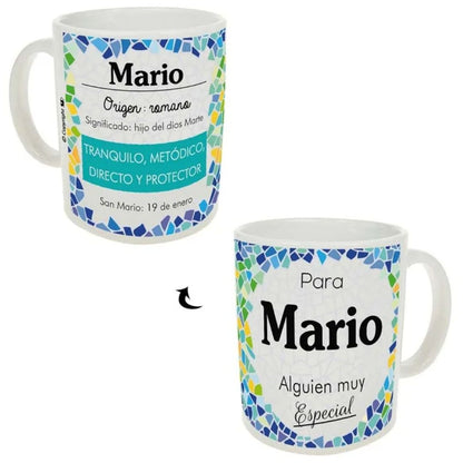 Taza trencadis personalizada