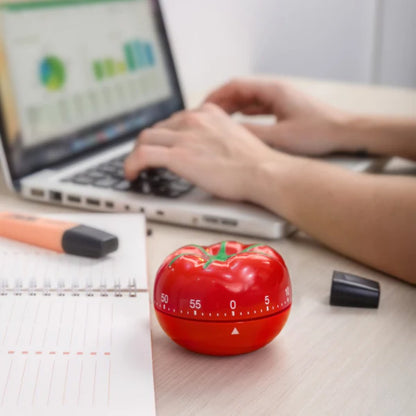 Temporizador de cocina en forma de tomate