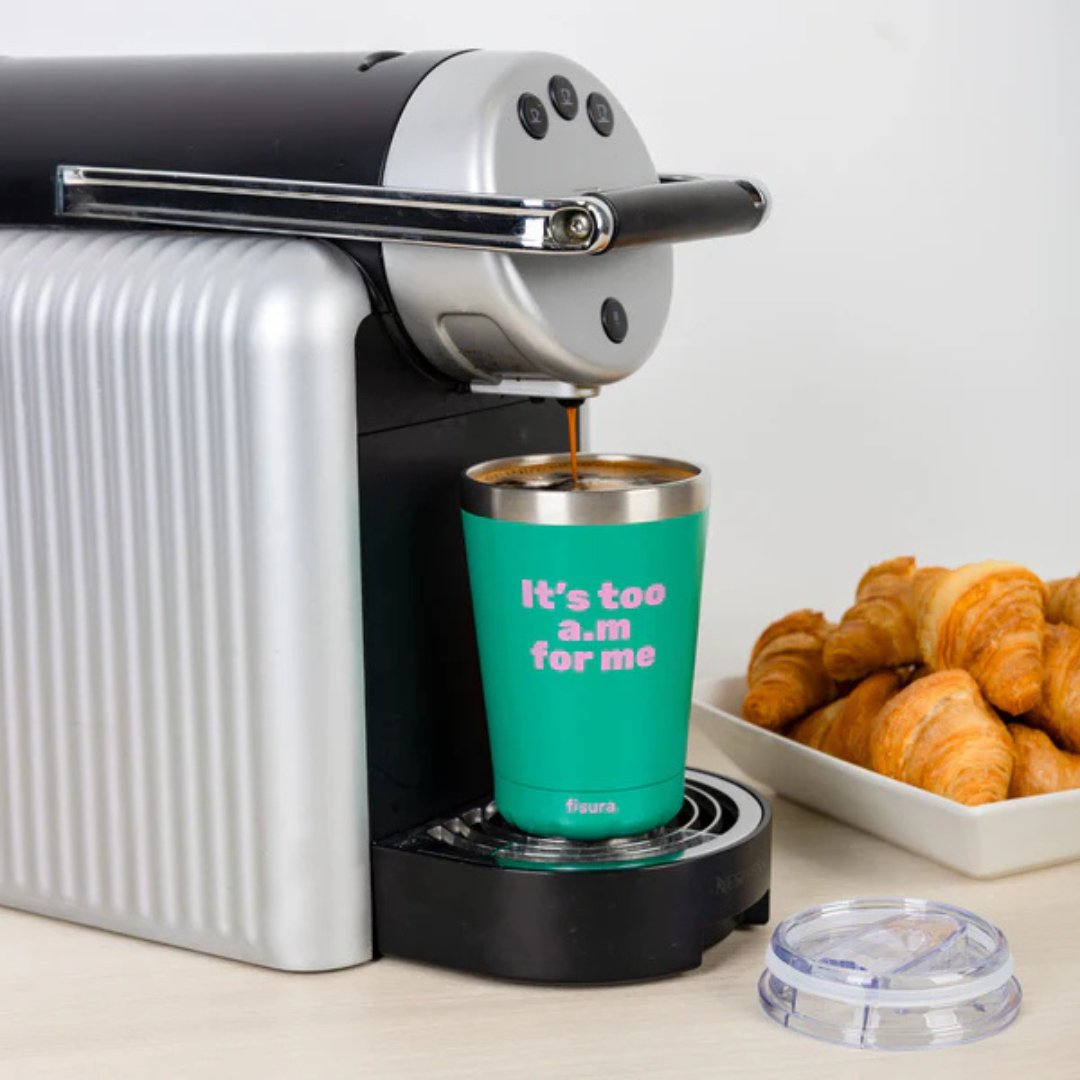 Vaso termo “It’s too A.M. for me”