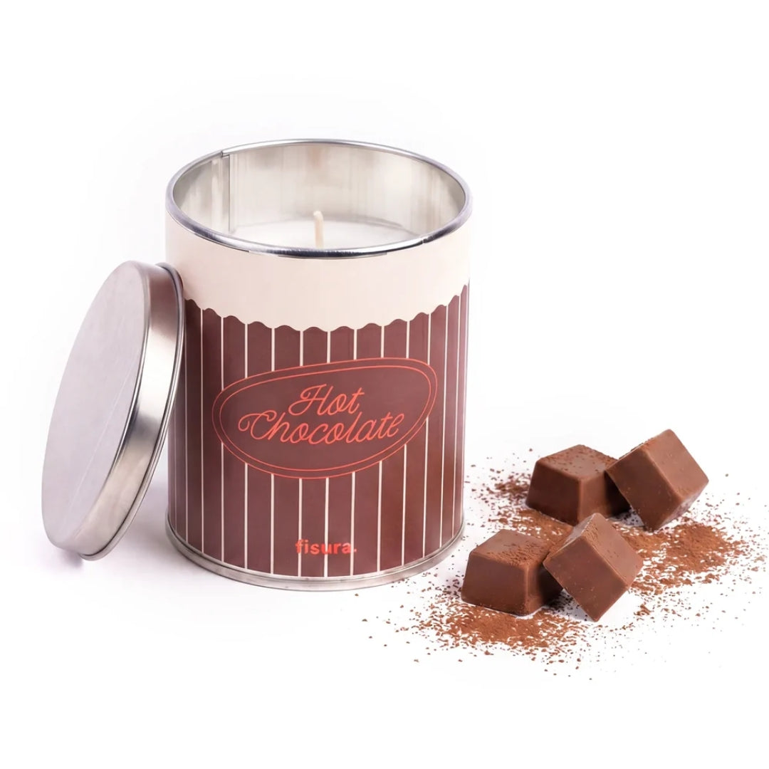 Vela en lata Hot Chocolate con aroma a chocolate