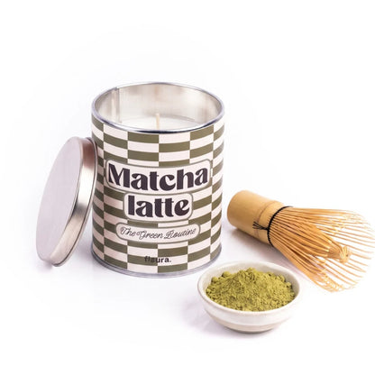 Vela en lata Matcha Latte con aroma a matcha